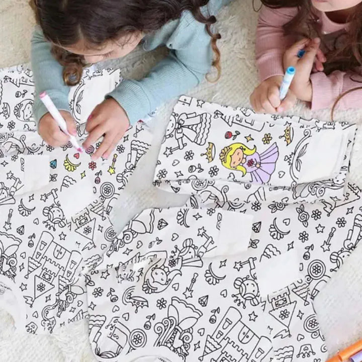 DIY Pajamas for Kids: Sketch and Color Your Own Pajama Set.